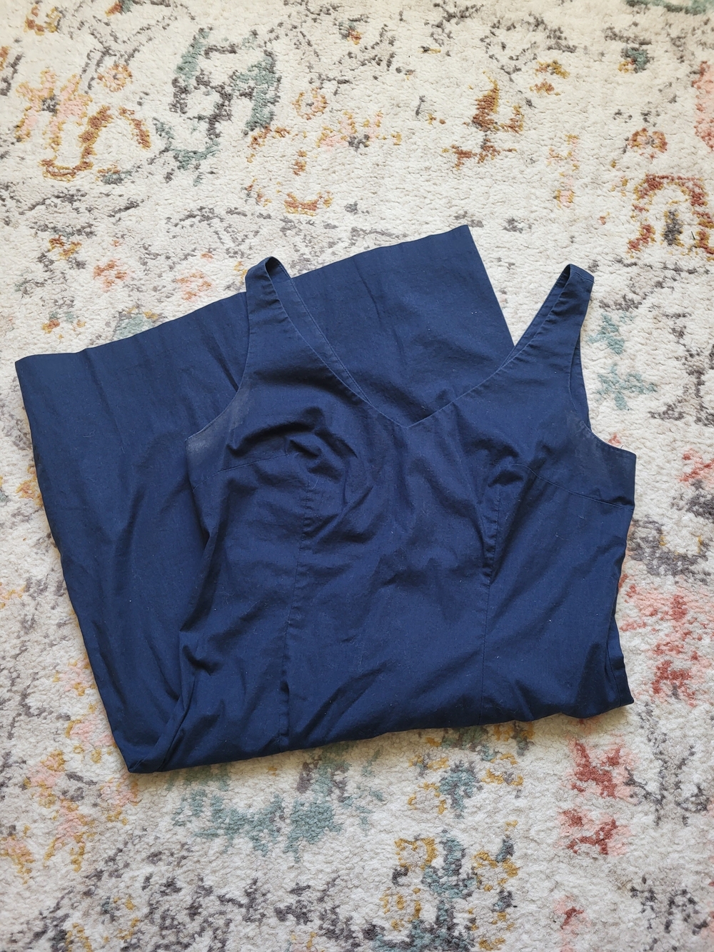 Vintage American Eagle Blue Fitted Sleeveless Mini Dress